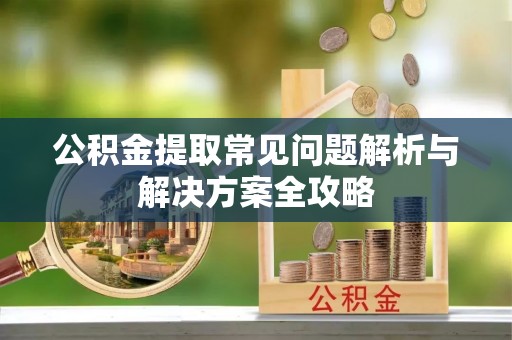 乐都公积金提取常见问题解析与解决方案全攻略