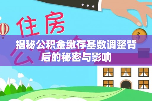 乐都揭秘公积金缴存基数调整背后的秘密与影响