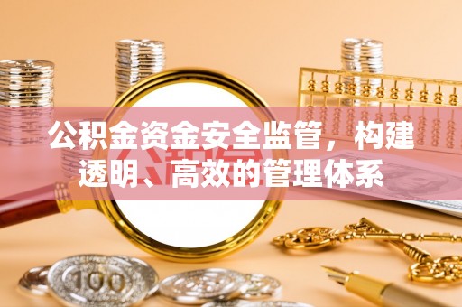 乐都公积金资金安全监管，构建透明、高效的管理体系