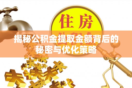 乐都揭秘公积金提取金额背后的秘密与优化策略
