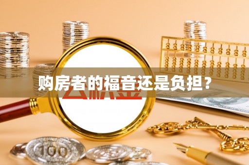 乐都购房者的福音还是负担？