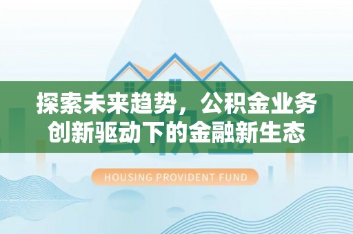 乐都探索未来趋势，公积金业务创新驱动下的金融新生态
