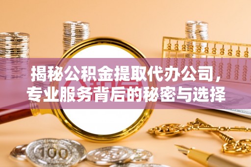 乐都揭秘公积金提取代办公司，专业服务背后的秘密与选择指南