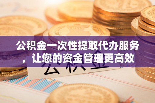 乐都公积金一次性提取代办服务，让您的资金管理更高效