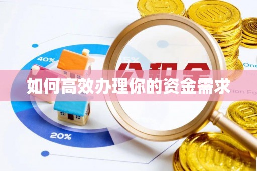 乐都如何高效办理你的资金需求