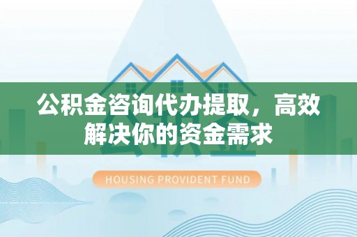 乐都公积金咨询代办提取，高效解决你的资金需求