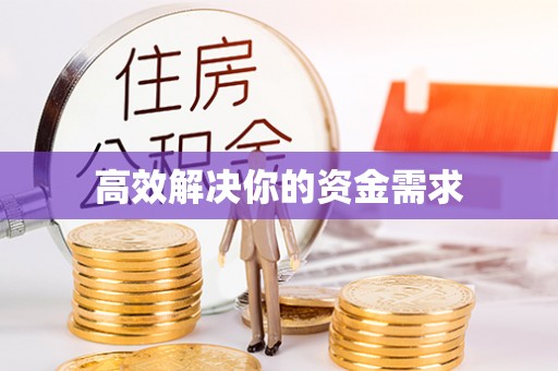 乐都高效解决你的资金需求