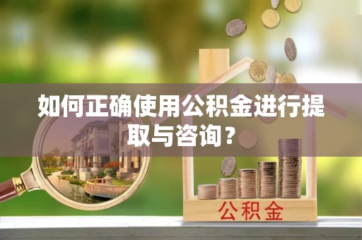 乐都如何正确使用公积金进行提取与咨询？