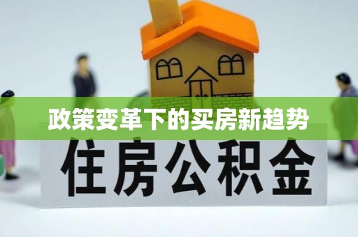 乐都政策变革下的买房新趋势